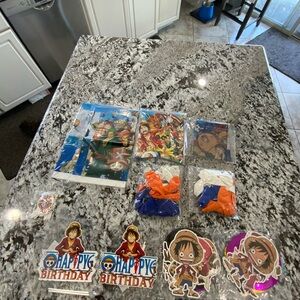 One Piece Birthday Party Supplies Set